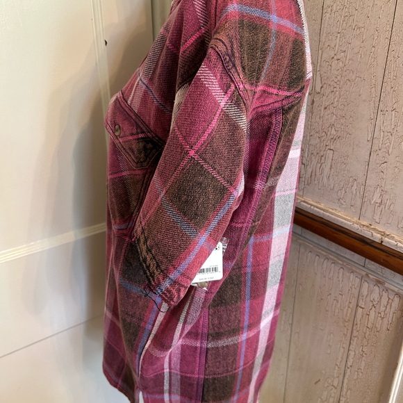 We the Free Vintage Crush Flannel Short Sleeve Top - Picture 6 of 13